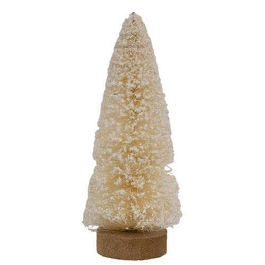 Flocked White Bottle Brush Tree 9 - The Fox Decor